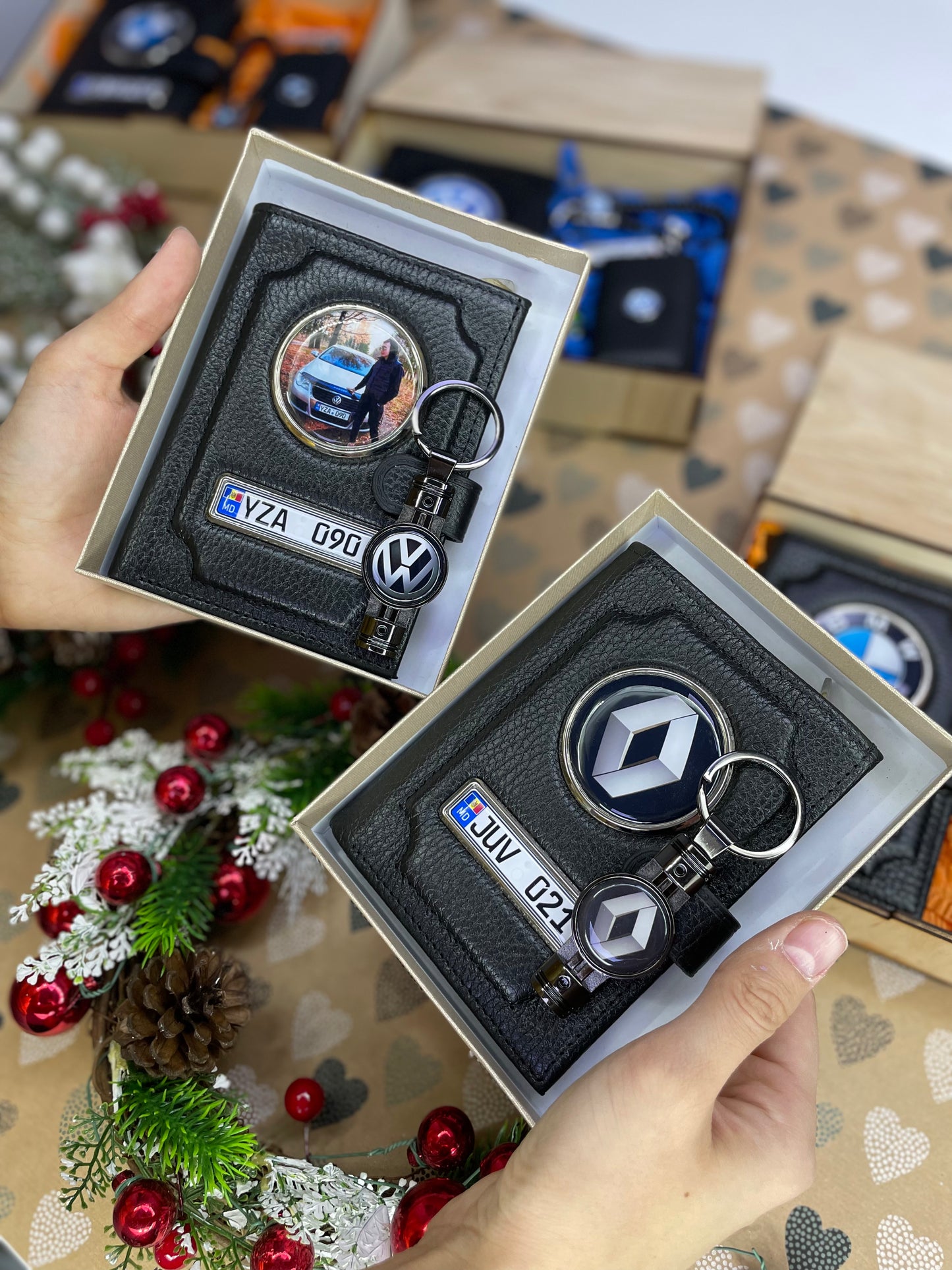 Portofel 3 în 1 + Breloc cadou🎁