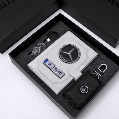 Set: Portofel + breloc+ husă chei+cutie